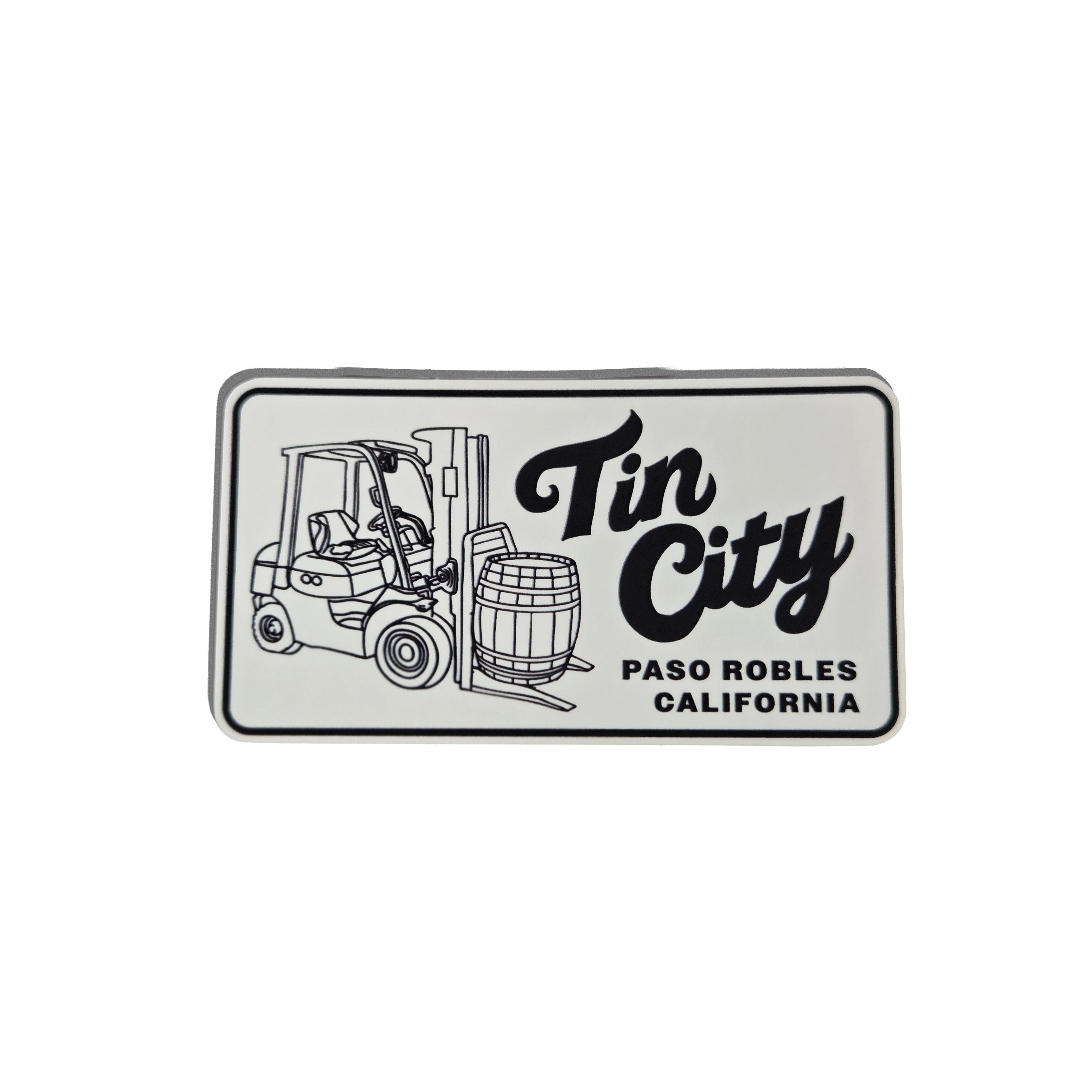Tin City Sticker | Forklift