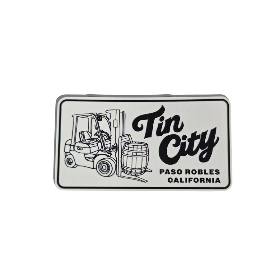 Tin City Sticker | Forklift