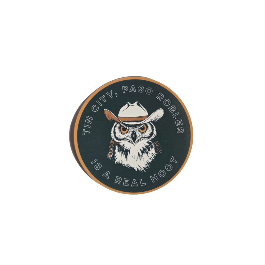 Tin City Sticker | Owl